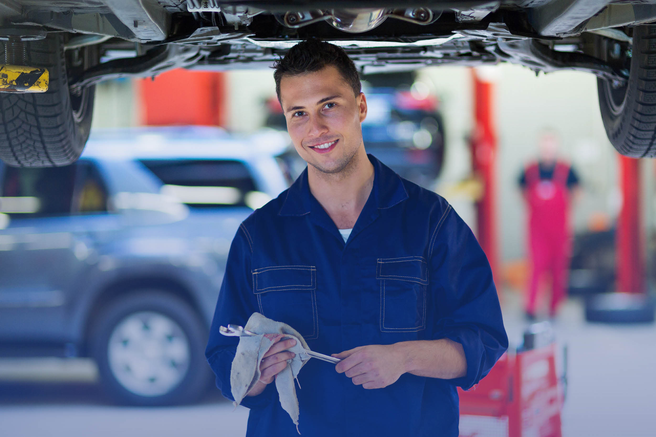 Werkstatt Mitarbeiter bei AutoLiebe